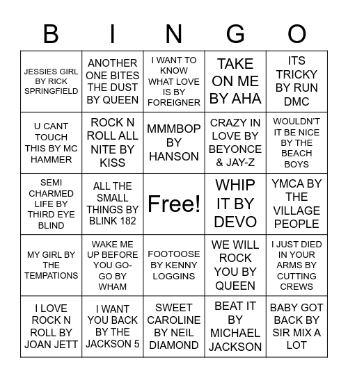 Prairiewood Lifestyles Bingo Mix #1 Bingo Card