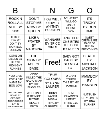 Prairiewood Lifestyles Bingo Mix #1 Bingo Card