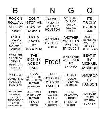 Prairiewood Lifestyles Bingo Mix #1 Bingo Card
