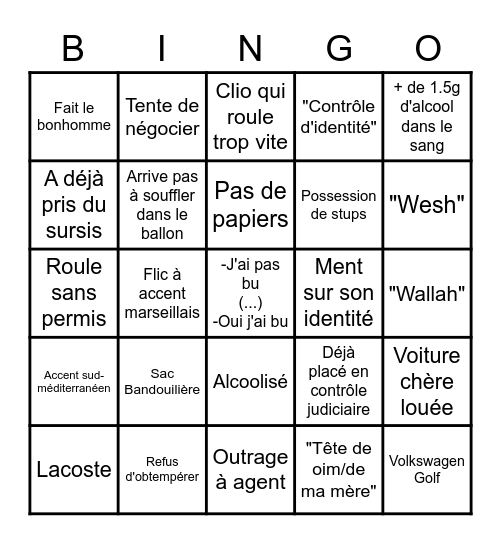 Réact-o-bingo Card