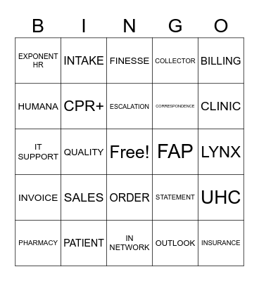 AIS Bingo Card