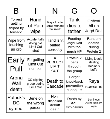 The Frogs Bingo Card
