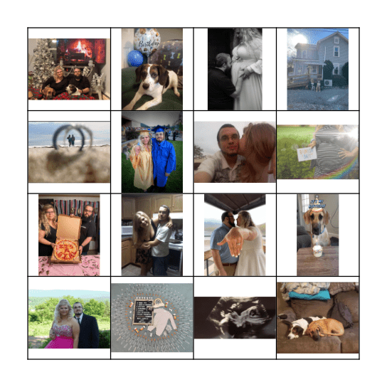 Picture Baby Bingo! Bingo Card