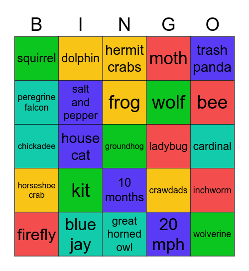 Eva's NY BINGO (9th Birthday!) Bingo Card