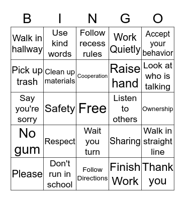S.O.A.R Bingo!!! Bingo Card