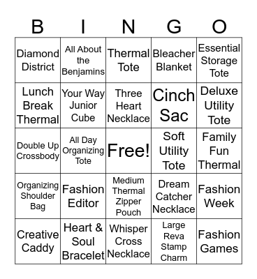 Fall Thirty-One Bingo! Bingo Card