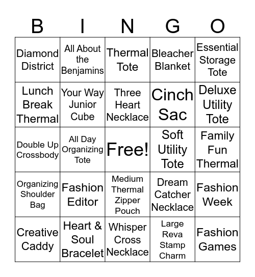 Fall Thirty-One Bingo! Bingo Card