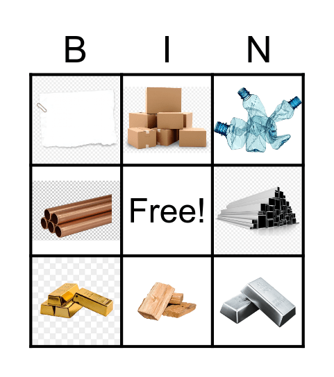 Natural or Man-made? Bingo Card