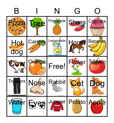 Super Bingo! Bingo Card