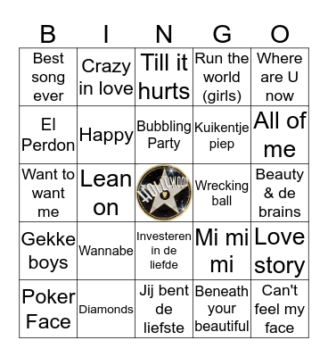 Holly-Bingo-Wood Bingo Card
