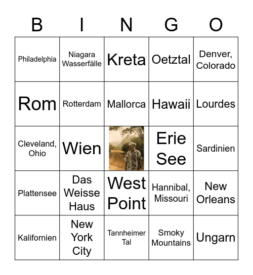 Was Tante Beta in der Welt alles schon gesehen hat Bingo Card