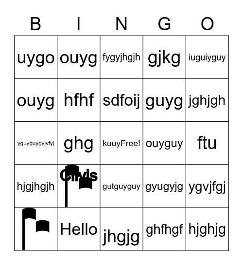 This is Title Bingo Card