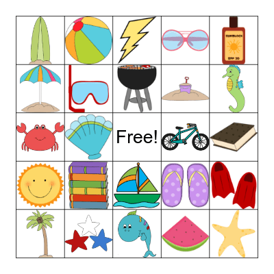 Summer BINGO Card