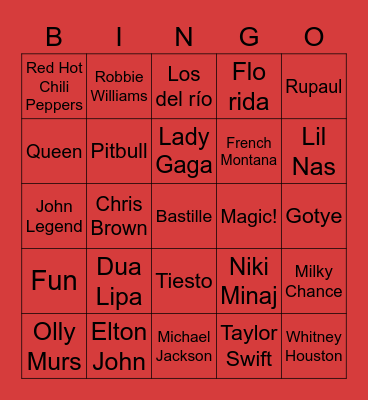 APOLLO BINGO LOCO Bingo Card