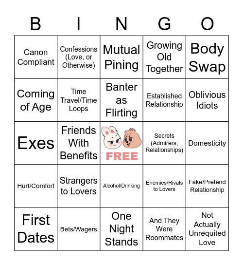 MINSUNG Bingo Card