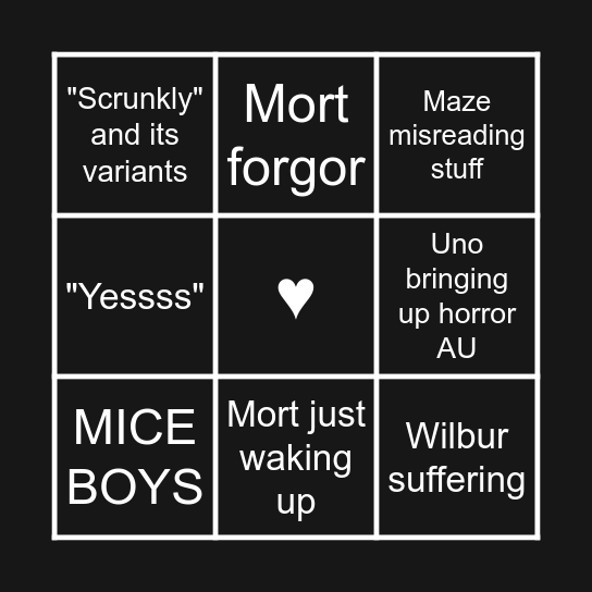 BRAINROT GC Bingo Card