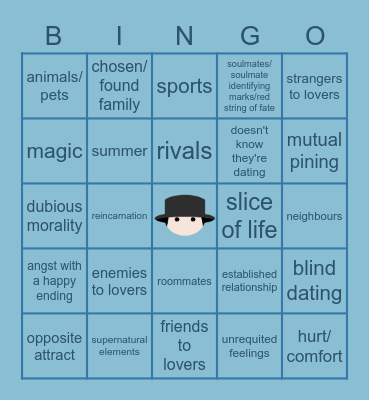 atzfanfics: SFW ONLY Bingo Card