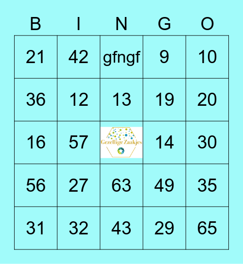 Astrums Bingonight Bingo Card