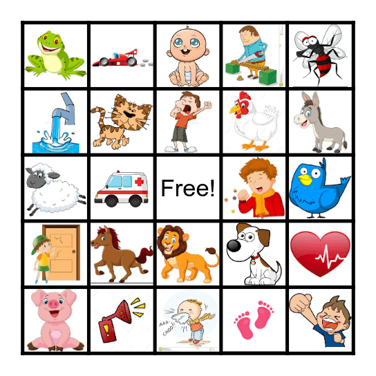 Listening Bingo Card