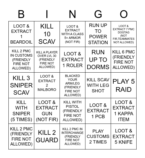 Hungarian Primal League Bingo Card