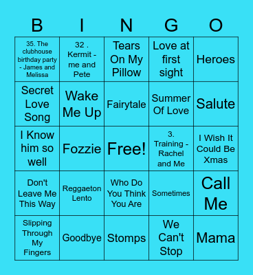 Light Blue - Catboy Bingo Card