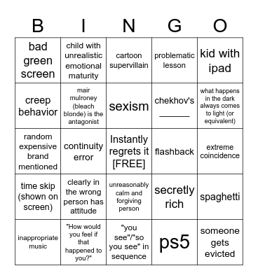 DHAR MANN BINGO Card