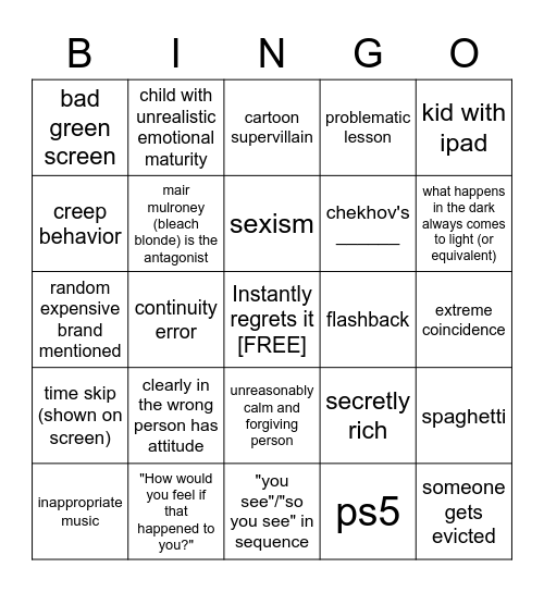 DHAR MANN BINGO Card