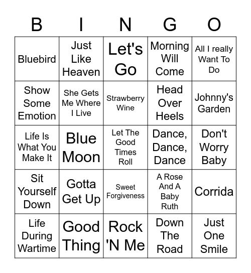 June Is Busting Out All Over Bingo Card