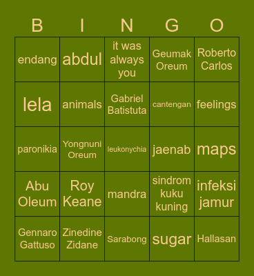 ppsyoKo Bingo Card