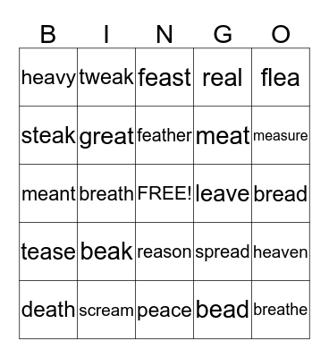 Three Sounds of EA Bingo Card