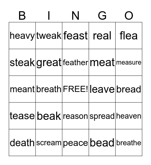 Three Sounds of EA Bingo Card