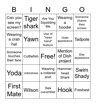 2022 PerFISHies Bingo Card