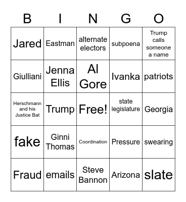 House 1-6 Hearing Bingo Card