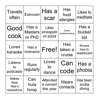 Platforms 2022 Offsite Bingo Card