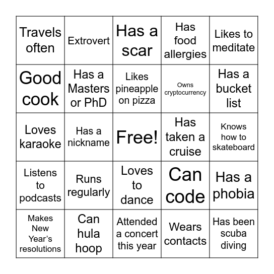 Platforms 2022 Offsite Bingo Card