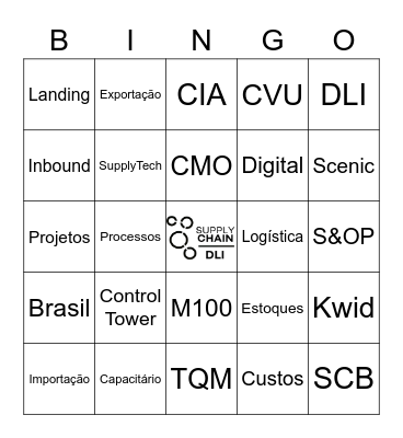 Arraiá da Logística Bingo Card