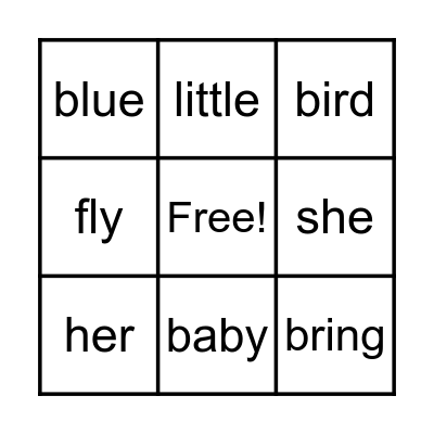 Module 2 Week 3 High Frequency Bingo Card