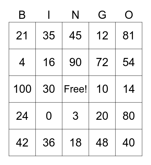 multiplication-bingo-card