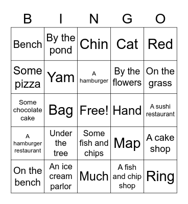C4 Class 11 Bingo Card