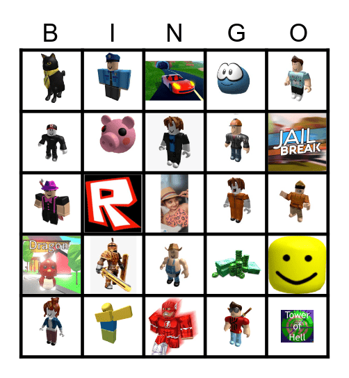 ROBLOX Bingo Card