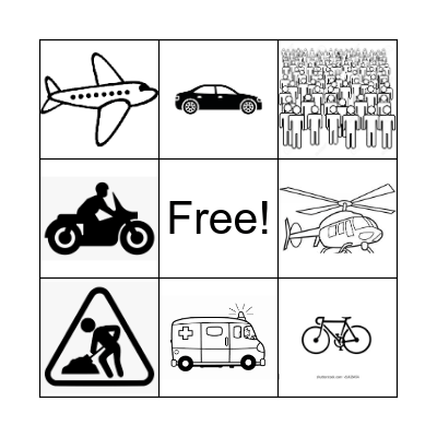 city sounds bingo Card