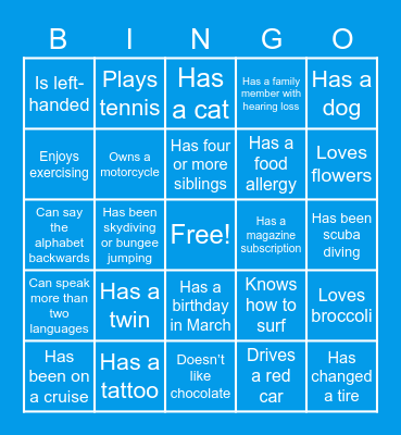 Starkey Team Summit Bingo Card