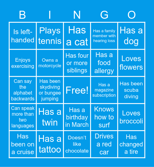 Starkey Team Summit Bingo Card