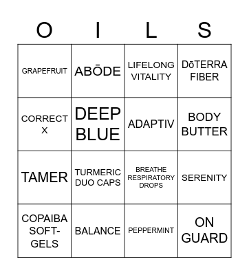CUSTOMER APPRECIATION Bingo Card