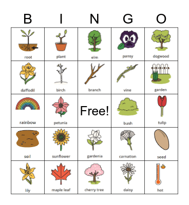 Summer Bingo Card