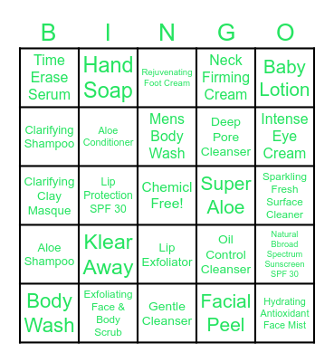 L'BRI BINGO Card