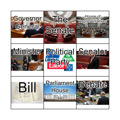 How a Bill Becomes a Law Bingo Card