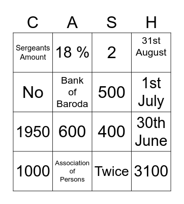 CExT Embark Bingo Card
