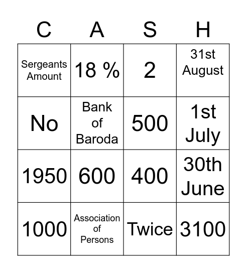 CExT Embark Bingo Card