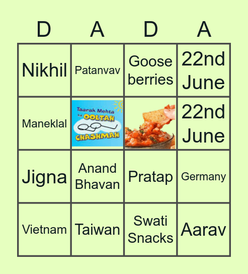 Happy Birthday! Bingo Card